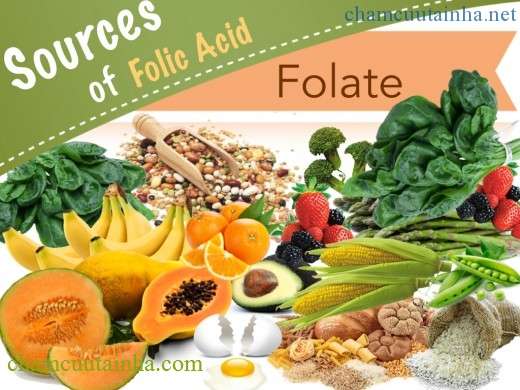 acid folic, thuc pham giau acid folic